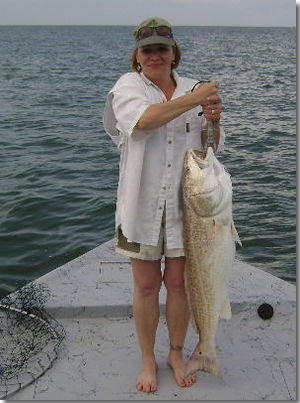 Look At This Huge Trophy Red Fish Caught & Released